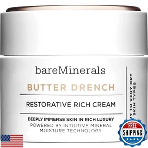 bareMinerals Butter Drench Restorative Rich Face Cream, Hydrating Face Lotion - Bild 1 von 5