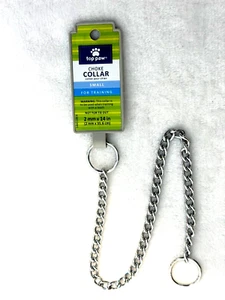 NEW TOP PAW DOG CHOKE COLLAR FOR TRAINING 2 mm x 14 in - SIZE S - Picture 1 of 2