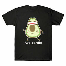 Cardio Avocado Funny Short Men's Pun T-Shirt T-Shirt Sleeve