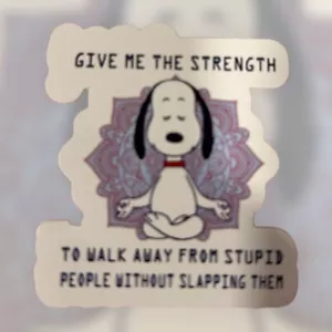 Namaste Snoopy Sticker - Picture 1 of 1