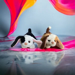 FurReal Snuggimals Mini Animado Interactivo Tricolor Cachorro Perro Juguete Oreja Floja - Imagen 1 de 13