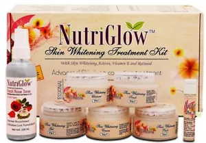 Kit de tratamiento facial profesional para blanquear la piel Nutri Glow | 300 gramos + 10 ml - Imagen 1 de 2