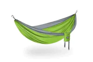 ENO DoubleNest Hammock - Chartreuse/Grey - Picture 1 of 2