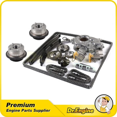 Kit de cadena de distribución de bomba de aceite piñón VVTi para Nissan Frontier Xterra NV3500 4,0 L  Foto 1 de 4