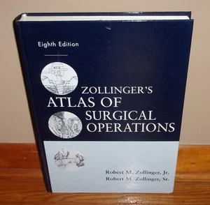 ZOLLINGER'S ATLAS OF SURGICAL OPERATIONS-Eighth Edition-SUPERB Oversized HC oop! - Picture 1 of 11