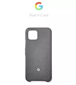 Google Pixel 4 Black Fabric Back Slim Phone Case New **Free P&P** - Picture 1 of 9