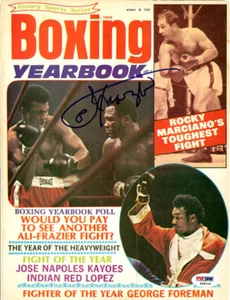 Joe Frazier Autographed Signed Boxing Yearbook Magazine Cover PSA/DNA #S48496 - Picture 1 of 2