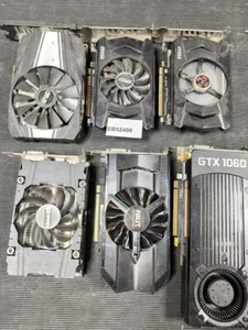 LOT of 6 Non-Working GPU Graphics Cards for Parts - Afbeelding 1 van 6