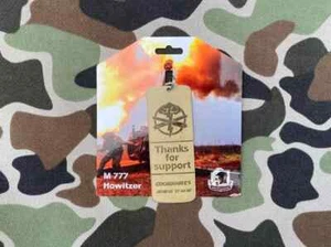 Tag Military KEYCHAIN Howitzer M 777 Ukraine War  Limited edition CAMO - Picture 1 of 13