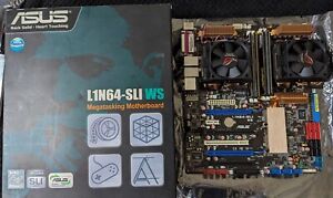 Asus L1N64-SLI WS "The Quadfather" Motherboard With AMD Athlon FX-74 CPUs 3Ghz