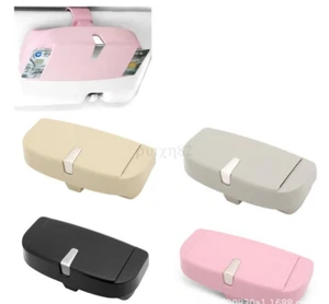 Universal Car Sun Visor Glasses Case Holder Clip Eye Sunglasses Organizer Box AU - Picture 1 of 13