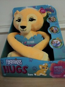 Fingerlings Hugs Sam The Lion Interactive Plush with Light Up Hair 40 Sounds NEW