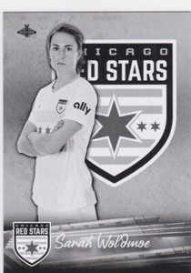 Sarah Woldmoe 2021 Parkside NWSL Soccer Black And White Base Parallel #55