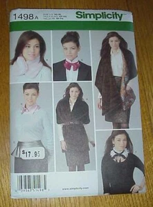 Simplicity Pattern 1498A - Simplicity Zubehör Muster - Neu! - Bild 1 von 1