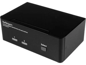 StarTech.com SV231DPDDUA2 2-Port DisplayPort Dual-Monitor KVM Switch - 4K 60Hz - Picture 1 of 5