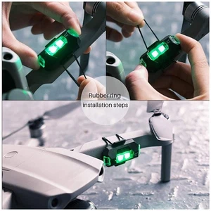 Seven-Color Aircraft Lights Blinking Lights Rechargeable Pilot Light Drone - Imagen 1 de 11