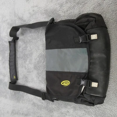 Timbuk2 Bolso Mensajero Negro Gris Acolchado Laptop Hombro Bandolera Unisex Foto 1 de 4