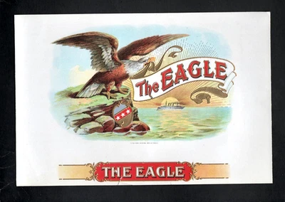 Etiqueta interior de caja de cigarros RARA - THE EAGLE Foto 1 de 2