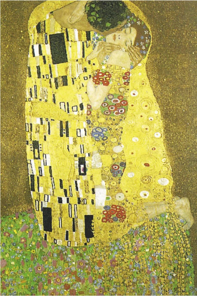 Poster Studio B - Gustav Klimt The Kiss Classic Painting 24x36" NEW Art CJ3324 - Image 1 of 1