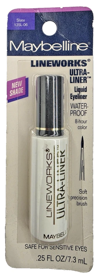 NEW Maybelline LINEWORKS Ultra Liquid Eyeliner Waterproof-135L-06 SLATE - Image 1 of 1