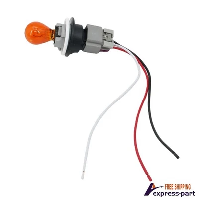 Enchufe de luz de señal de giro delantera y bombilla y enchufe de cableado para Jeep Patriot 68000686AA Foto 1 de 4
