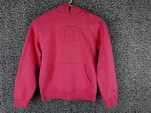 CHAMPION Fleece Sweatshirt/Sweatpants 2 PC Girl's L Size 12 Hot Pink - Picture 1 of 19