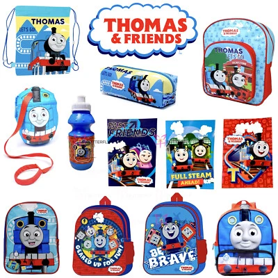 CASE Thomas The Tank Engine Rucksack Brotzeitset Brotzeittasche Malbücher Federmäppchen