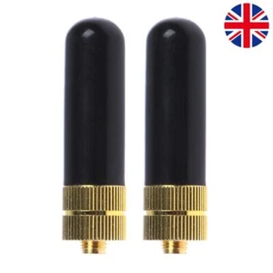 2pcs SRH-805S SMA-F Female Short Antenna for GT-3 UV-5R BF-888s Radio - Zdjęcie 1 z 11