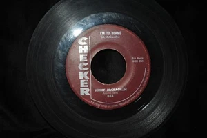 JIMMY MCCRACKLIN The Walk / I'm to Blame 45 RECORD CHECKER 885 - Picture 1 of 3