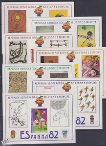 LR S. T. PRINCIPE 1982 - MNH - SOCCER - SPAIN - Picture 1 of 1