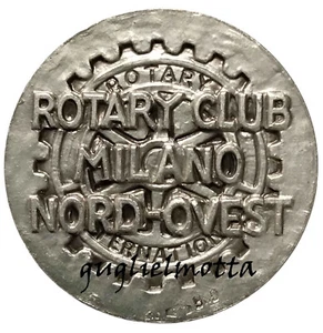 CERTOSA DI GAREGNANO MEDAGLIA ARGENTO ROTARY CLUB MILANO NORD OVEST - Picture 1 of 2