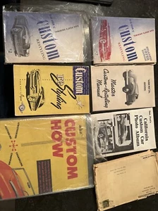 1949 / 1951 Dan Post's Original Blue Book of Custom Restyling Vintage 6 Book Set - Bild 1 von 8