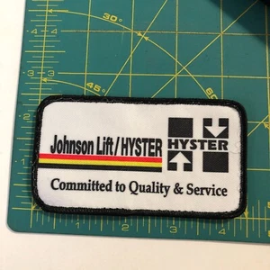 Johnson Lift / Hyster Committed to Quality & Service Patch California - Picture 1 of 2
