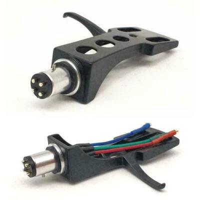4-Pin Black Headshell Replacement Turntable Record Player Cartridge Head Shell - Image 1 of 4