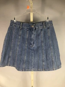 Wild Honey womans blue jean 80’s mini squirt Size Large - Picture 1 of 10