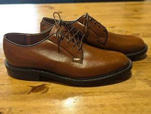 Stuart McGuire Brown Pebble Oxford Dress Shoes Size 8 - Picture 1 of 7