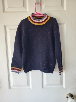 Suéter de mezcla de lana jaspeada con nudo talla 8Y Foto 1 de 4