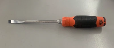 MAC TOOLS FLAT TIP SCREWDRIVER"COMFORT GRIP" PJRB6CO-S  NEW OEM - Image 1 of 4