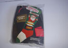 Vintage Bucilla Jumbo Size Knit Christmas Stocking Knitting Kit 7712 Santa