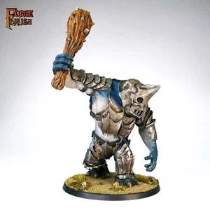 PAINTED Gundabad Troll with Crushing Club, MESBG Middle Earth evil armies - Imagen 1 de 4