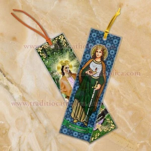 Heilige Dymphna, Irland Schutzpatronin psychischer Erkrankungen KLAREN und Zitieren Lesezeichen - Bild 1 von 8