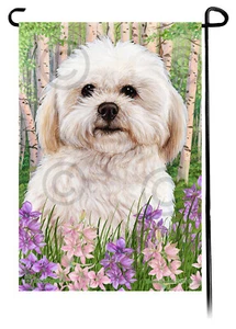 Bandera de jardín con flores de primavera - Shihpoo - Imagen 1 de 1