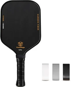 NEU! Titan Edge V6 Pro Pickleball Paddel - 16 mm, T700 Kohlefaseroberfläche, Gold - Bild 1 von 17