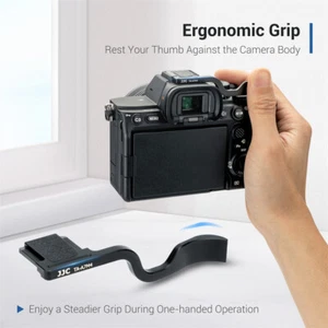 JJC Thumbs Up Grip Hand Holder Hot Shoe Cover for Sony Alpha IV A7 IV A7IV A7M4 - Picture 1 of 10