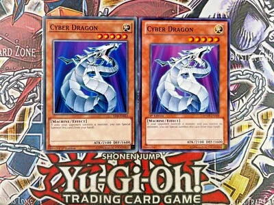 ***2x Cyber Dragon 1st Ed 2x*** RYMP-EN058/YS18-EN014 | Common | YuGiOh! NM - Image 1 of 2