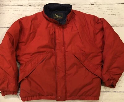 Vintage Field & Stream Red Blue Size XL Men’s Lined Jacket Coat With Pockets - Image 1 of 4