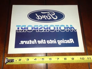 FORD MOTORSPORT BÜGELBILD ORIGINAL 1985 ANZEIGE - Bild 1 von 4