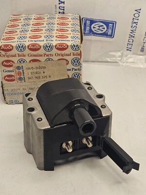 IGNITION COIL VW CORRADO, AUDI 80/90/AVANT/QUATTRO, AUDI COUPE' NOS 867905105A - Image 1 of 4