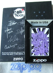 ZIPPO Art of Rock ARTIST CHARLIE BENANTE Card and Lighter NEW Sealed REAL DEAL - Picture 1 of 5