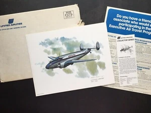 Impresión Lockheed Lodestar de Nixon Galloway United Airlines Collector Series - Imagen 1 de 9